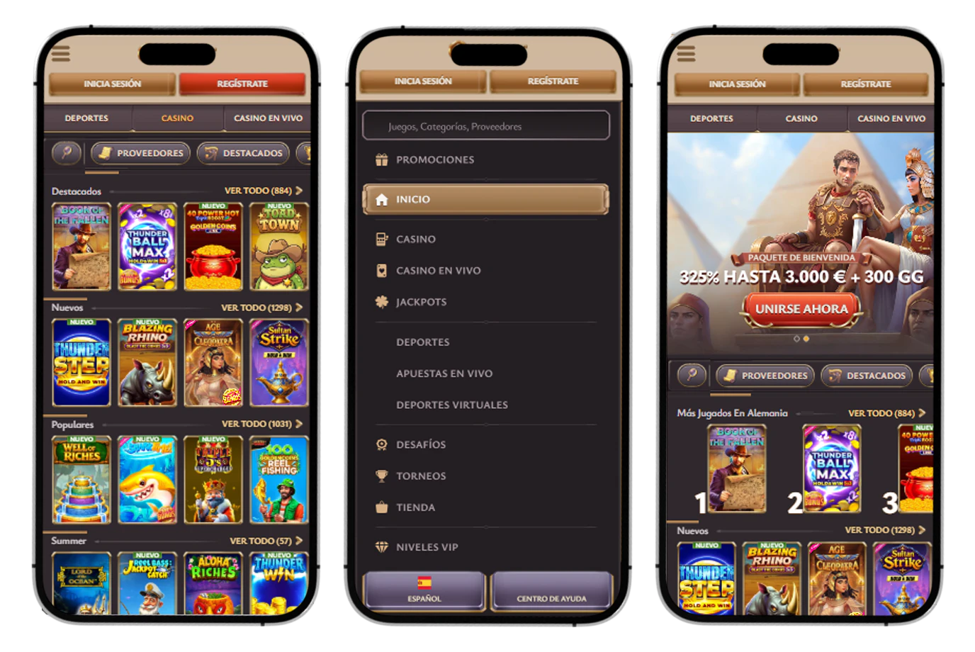 Acceso móvil a Vicibet Casino desde smartphones y tablets